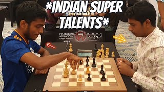 A WILD INDIAN ENCOUNTER | Aravindh vs Pranav | Abu Dhabi Chess Festival