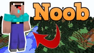 10 TING EN NOOB GØR I MINECRAFT