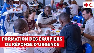 Formation des équipiers Croix-Rouge pour la réponse aux urgences dans l'océan Indien