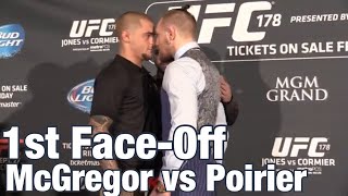 Conor McGregor vs Dustin Poirier: 1st Face-Off