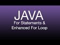 Java made Simple: Enhanced For Loop Tutorial