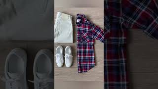 5 MEN CHECK SHIRT FASHION FOR MEN / CHECK SHIRT OUTFITS #menfashionstyle #shorts