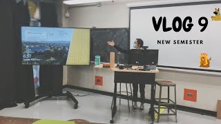 第一次在美国大学当老师啦/搬家/新学期新气象/忙碌的新学期/vlog09