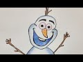 #How to Doodle Olaf- #Olaf Drawing #Christmas Drawing #shorts #art connect