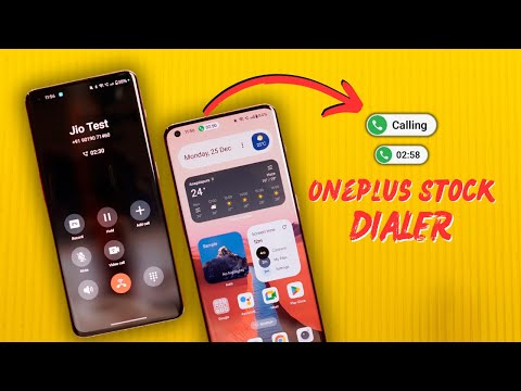 New Oneplus stock dialer with DYNAMIC ISLAND support for Oneplus Oxygen OS 14 smartphones!