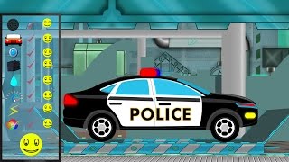 Police Car | Police Car Repair | Car Garage | Car Repair | kids videos