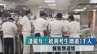 逢龍年！　統測考生增逾2千人 餐旅類退燒