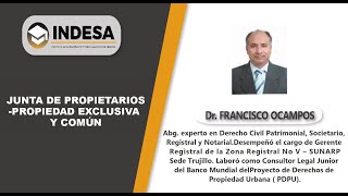 SEMINARIO: JUNTA DE PROPIETARIOS