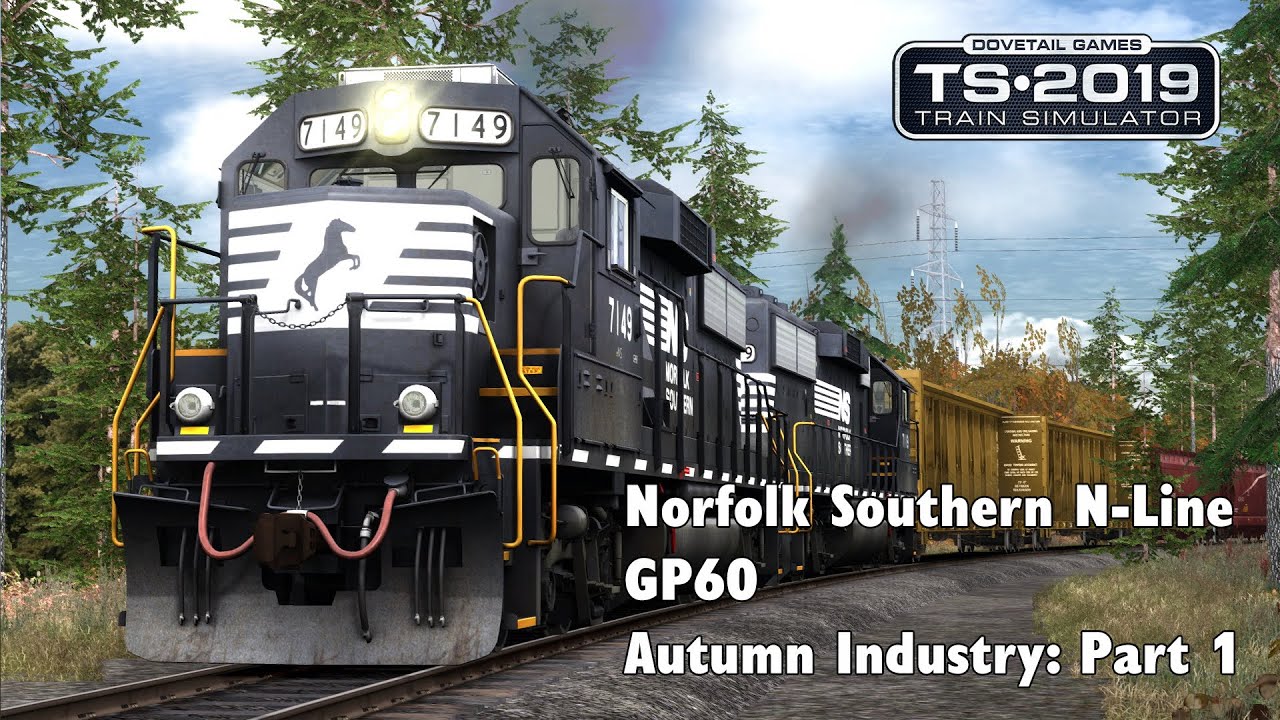 Autumn Industry: Part 1 - Norfolk Southern N-Line - GP60 - Train ...