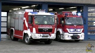 [VU PKW] Rüstzug BF Mannheim Feuerwache Nord