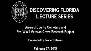 Brevard County Cemetery and Grave Research Project