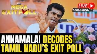 Tamil Nadu Exit Polls 2024 LIVE | Annamalai On Tamil Nadu's Exit Poll Figures | BJP | DMK | N18EP