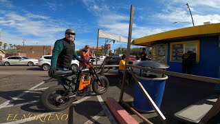 VINCE & MITCH RIDE TO EL NORTEÑO FOR RED CHILI BURRITOS!