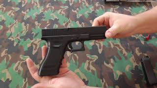 Tokyo Marui Glock 18c gas GBB \u0026 chrono.