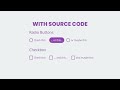 How to create radio button using html | with Source Code