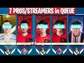 When 7 Pros/Streamers QUEUE Together | ft Tarik, Crashies, Marved vs Zekken, Reduxx, mooda