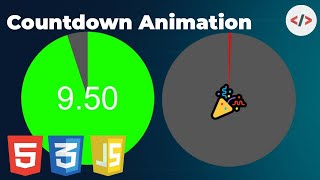 ⏳ Animated Countdown Timer Using HTML, CSS & JavaScript (Under 3 Minutes!)