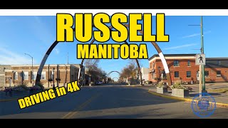 Russell, Manitoba  Canada - Driving in 4K