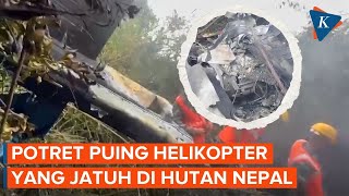 Penampakan Helikopter Maut di Nepal yang Tewaskan Pilot dan 4 Penumpang China