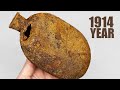 EXTREMELY Rusty WWI Military Flask Restoration