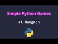 Hangman Simple Game in #python #tutorial