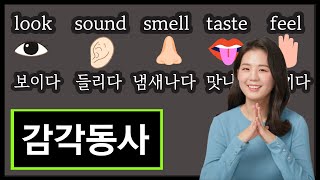 감각동사 look sound smell taste feel (왕쉬운 중등영문법 20강)
