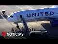 Un vuelo de United Airlines realiza un aterrizaje de emergencia en Sacramento | Noticias Telemundo