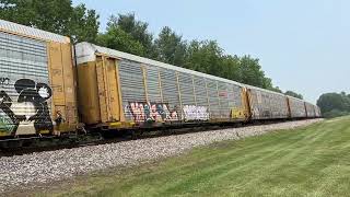 Caught the Chessie Systems heritage rolling down the old B\u0026O railroad