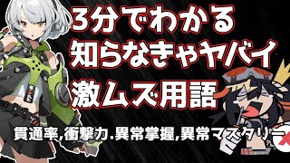 衝撃力？異常掌握？貫通率？知らずにやってたらヤバい？ゼンゼロ難解ステータスを3分でしっかり解説！【ゼンゼロ】【ゼンレスゾーンゼロ】【異常マスタリー】