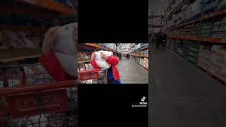 Costco flour is too heavy!#costco #grocery #groceryshopping #flour #raisingaboy #boys #momlife #fyp