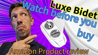 LUXE BIDET 185 Plus Unboxing and Full Installation | How to install a bidet on your toilet