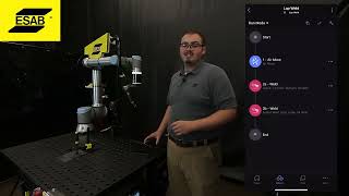 How to Teach the ESAB Cobot a Pattern and Shift a Part