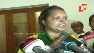 Chandrani Murmu joins BJD at Naveen Niwas in Bhubaneswar