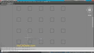 AutoCAD Tutorial Lesson 1-7 Rectangular Array (Complete Beginners Course)