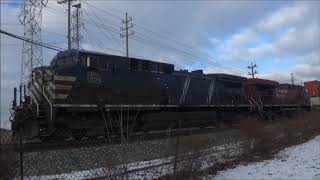 CSX Intermodal Q165 - Screaming 60MPH - CEFX Bluebird #1029 \u0026 CP ES44AC #8783 - Mentor OH