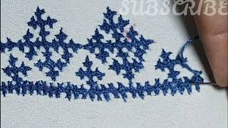 Kutch work - #Method_1 / Gujarati Silai /Stitch/ Sindhi Embroidery Stitch tutorial / Sindhi Taka