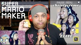 DASHIE PLAYED MY LEVEL! REACTION WITH CHRISTYCREME! [Super Mario MAKER] [#183]