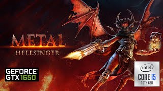 Metal Hellsinger GTX 1650 \u0026 i5 10400F Gaming Benchmark 1080p ALL Settings