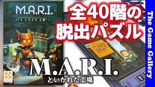 【M.A.R.I. といかれた工場】倉庫番っぽいパズルゲーム好きのかたにお勧めの作品 / TGG ボードゲーム