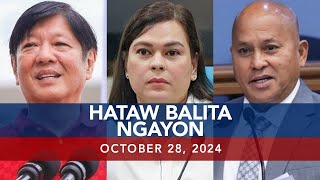 UNTV: Hataw Balita Ngayon | October 28, 2024