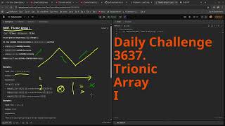 Leetcode Daily Challenge 3637. Trionic Array I #python #dsa