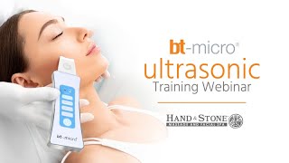 Estheticians: Canada bt-micro Ultrasonic EST Training Webinar