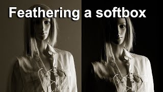 Feathering a softbox to finesse your lighting (today)