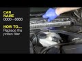 How to Replace the pollen filter on a Ford Mondeo 2003 to 2007