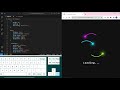 ASMR Programming - Creative CSS Glowing Loading Effect using CSS animations - No Talking
