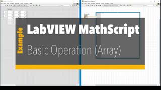 Mathscript Node #EP3 Basic Operations (Array_1)