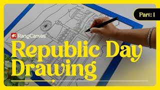 Republic Day drawing easy | Republic Day drawing for beginners #republicday #drawing