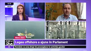 Studio politic. Vîlceanu: Avem nevoie de aceste gaze din Marea Neagră. Sper să treacă de Parlament