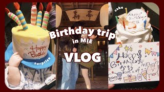 【VLOG】 旦那が計画した誕生日旅行が最高すぎた🪭🛖✨❤️ 三重｜VISON｜旅館