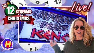 🚨LIVE! Michelle Takes On Caveman KENO! #12streamsofchristmas